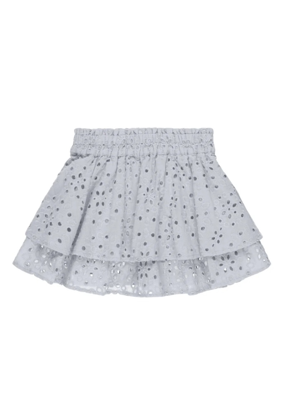 RYLEE & CRU Eyelet Tiered Skirt